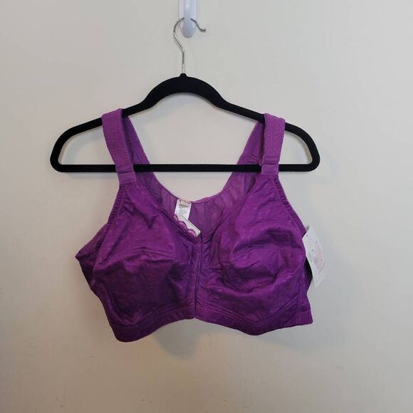 Comfort Choice The Posture Support Bra 48C Purple - Picture 2 of 7